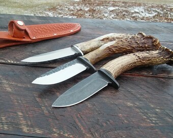 Deer antler knife | Etsy